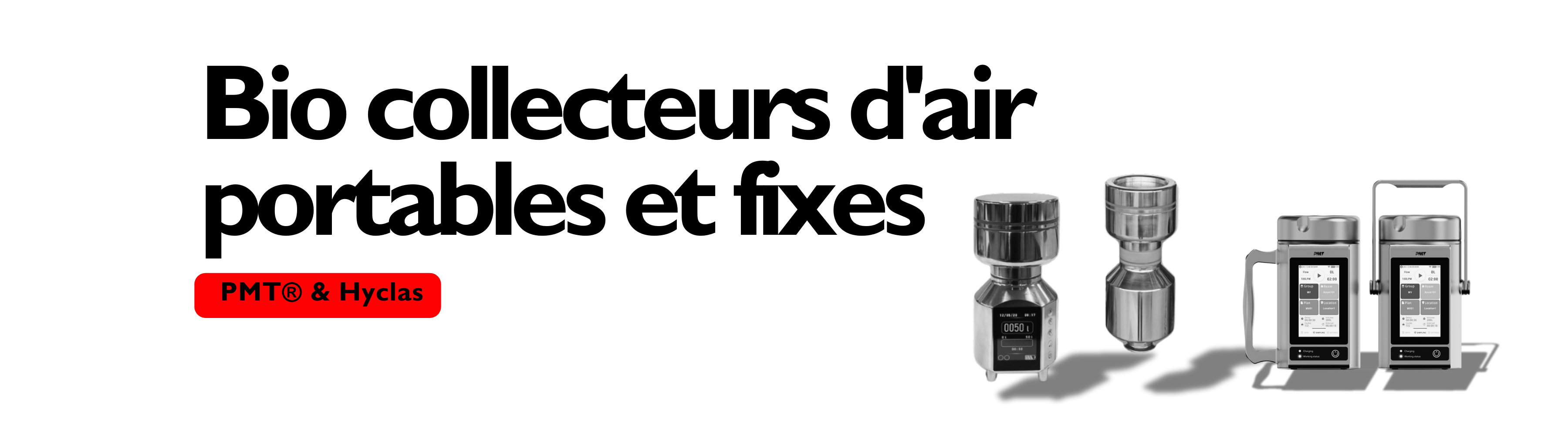 Bio collecteurs d'air portable et fixes