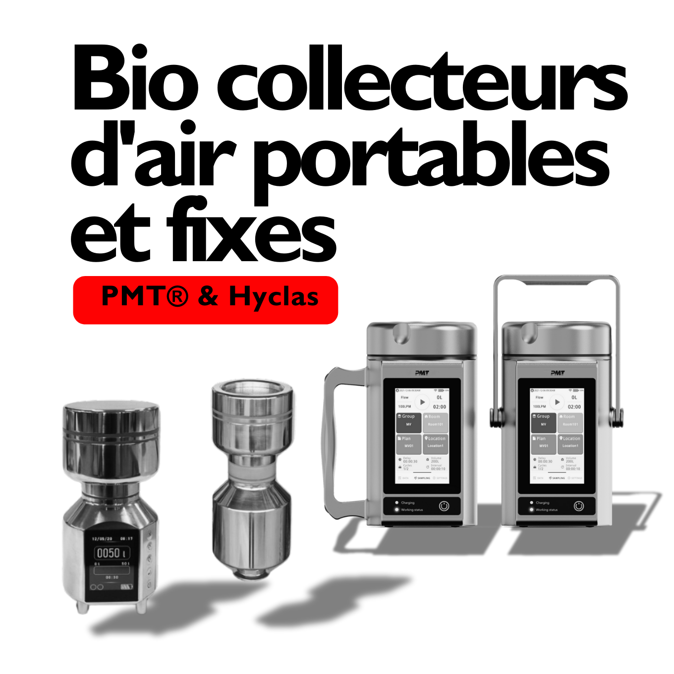Bio collecteurs d'air portable et fixes