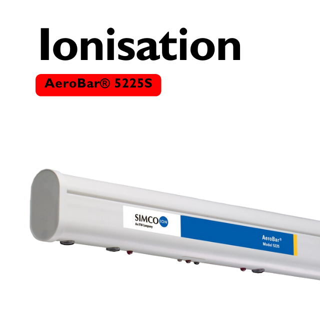 Ionisation / élimination des charges électrostatiques